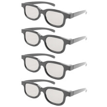 4Pcs Polarisierte passive 3D-Brillen für Kino-IMIX-Bildschirm