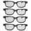 4Pcs Polarized Passive 3D Glasses for Cinema IMIX Screen 3