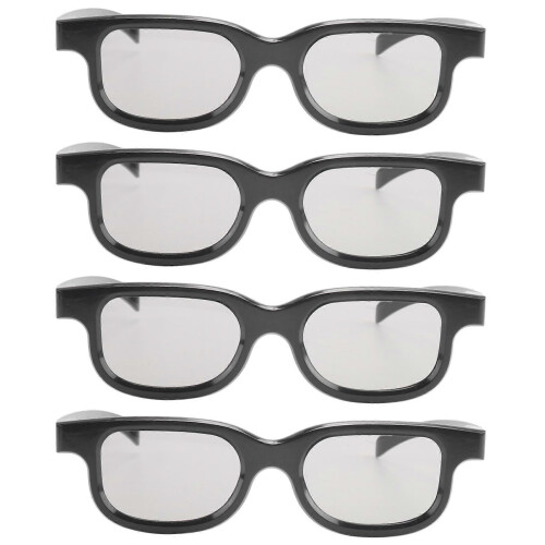 4Pcs Polarized Passive 3D Glasses for Cinema IMIX Screen 2