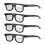 4Pcs Polarized Passive 3D Glasses for Cinema IMIX Screen 4