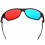Czerwono-niebieski / Cyan Anaglyph Prosta 3D 3D gra 3D w stylu 3D (Extra Upgrade Style) 4
