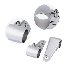 Chrome Motorcycle Headlight Side Mount Kit