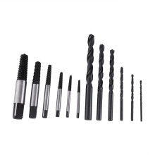 12Pcs Nut & Bolt Extractor Set with Drills, Steel, 4-25mm