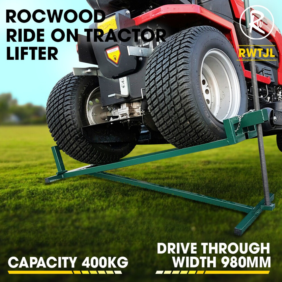 400Kg Ride On Lawn Mower Lifting Device Ramp Garden Tractor Jack Lifter 404894738900