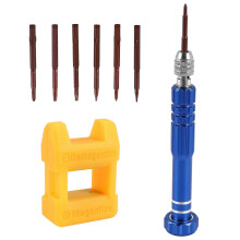 Magnetisches 6-in-1 winziges Schraubendreher-Set, kleiner Schraubendreher-Satz – perfekte Mini-Schrauben für Handys, Uhr, Brille usw