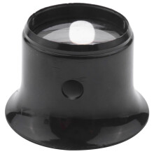 Uhrmacher Loupe 10 Lupe, Edelglas-Okularlinse Schwarz