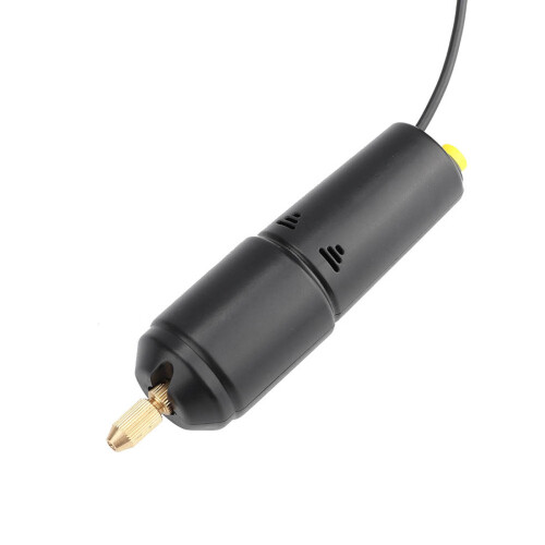 Mini USB Electric Drill, 5V, Black, 11000rpm, 3 Bits 1