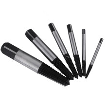6pcs HSS Damaged Screw Extractor Set for Household Repairs, Durable Steel