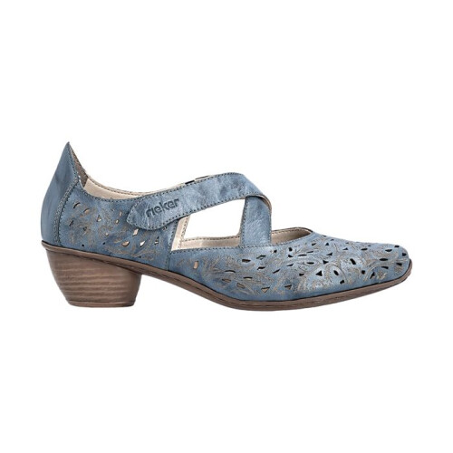 Rieker Rieker Nepal Leder High Heels - Blau 1