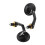 7/8 Inch Round Bar End Rear Mirrors 2