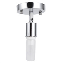 E27 Modern Silver Wall Light Rotatable Retro Bulb Holder Ceiling or Wall Mount