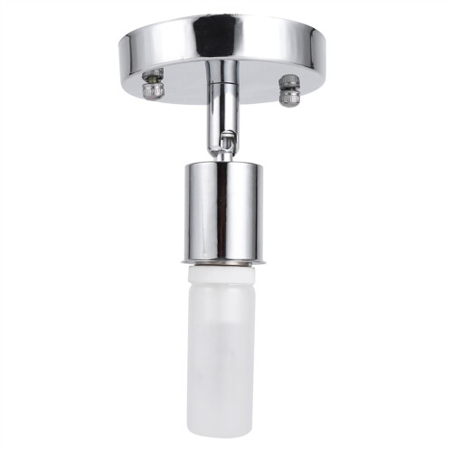 E27 Modern Silver Wall Light Rotatable Retro Bulb Holder Ceiling or Wall Mount