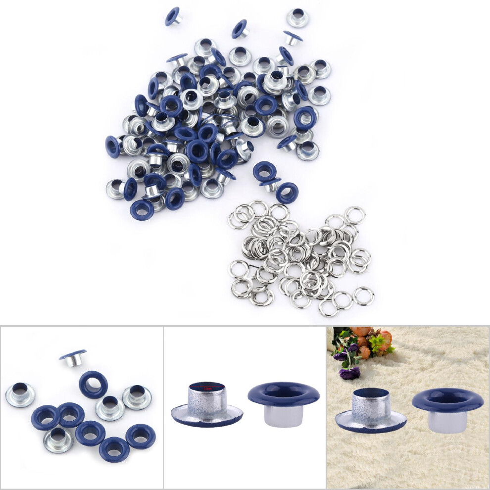 Dark Blue 5Mm Eyelets For Scrapbooking (100) 7444352742202