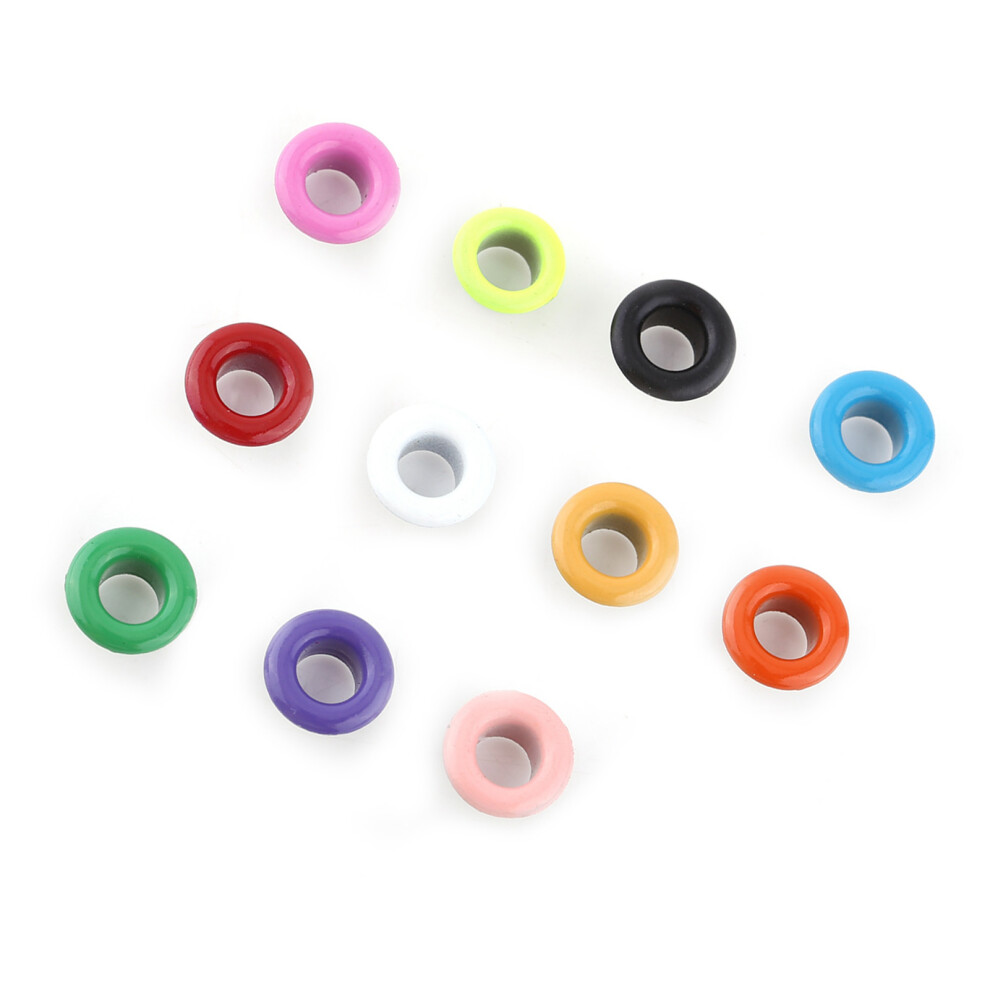 100 Assorted 5Mm Metal Eyelets Set 7444352943319