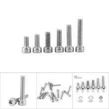 304 Stainless Steel Hex Socket Cap Screw Set M3-M8 150-300pcs