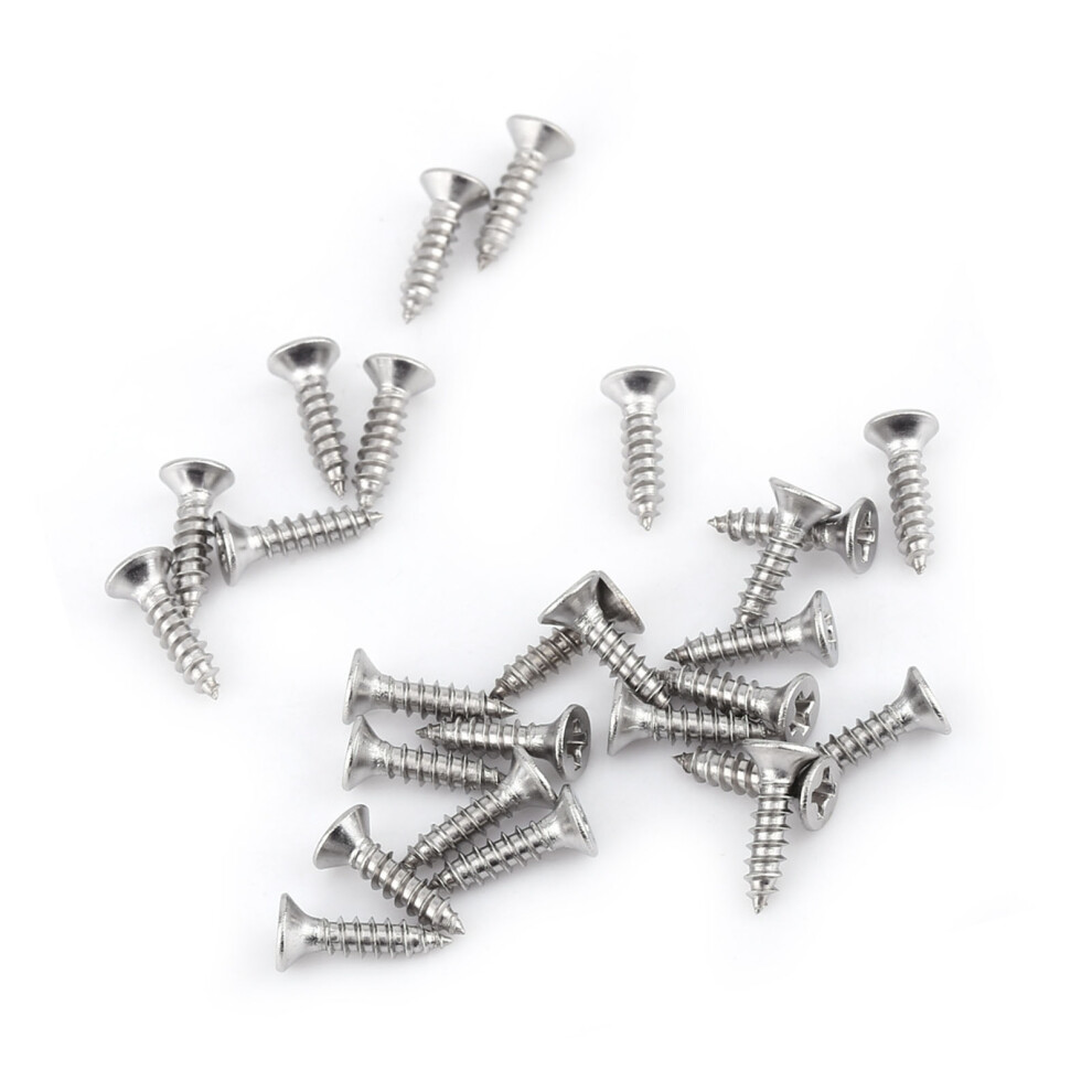 M3 SS304 Self-Tapping Screws 200-Pack Multisize