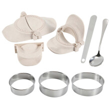 Empanada-Pressmaschine, 15 cm extra großer Teigmacher mit Teigcutter, Teigform-Set für Pierogi, Pastelitos