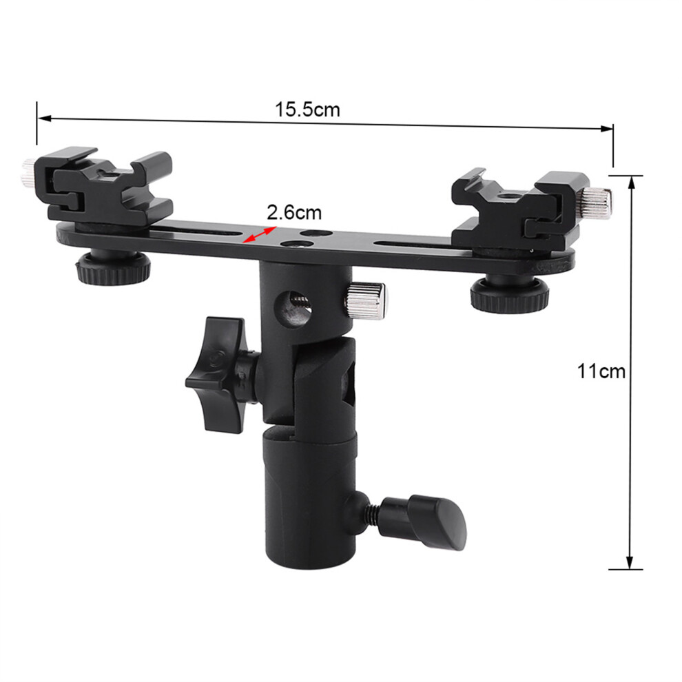 Sturdy Hot Shoe & Umbrella Mount Stand Bracket For Photo Videos Light 8751393124690