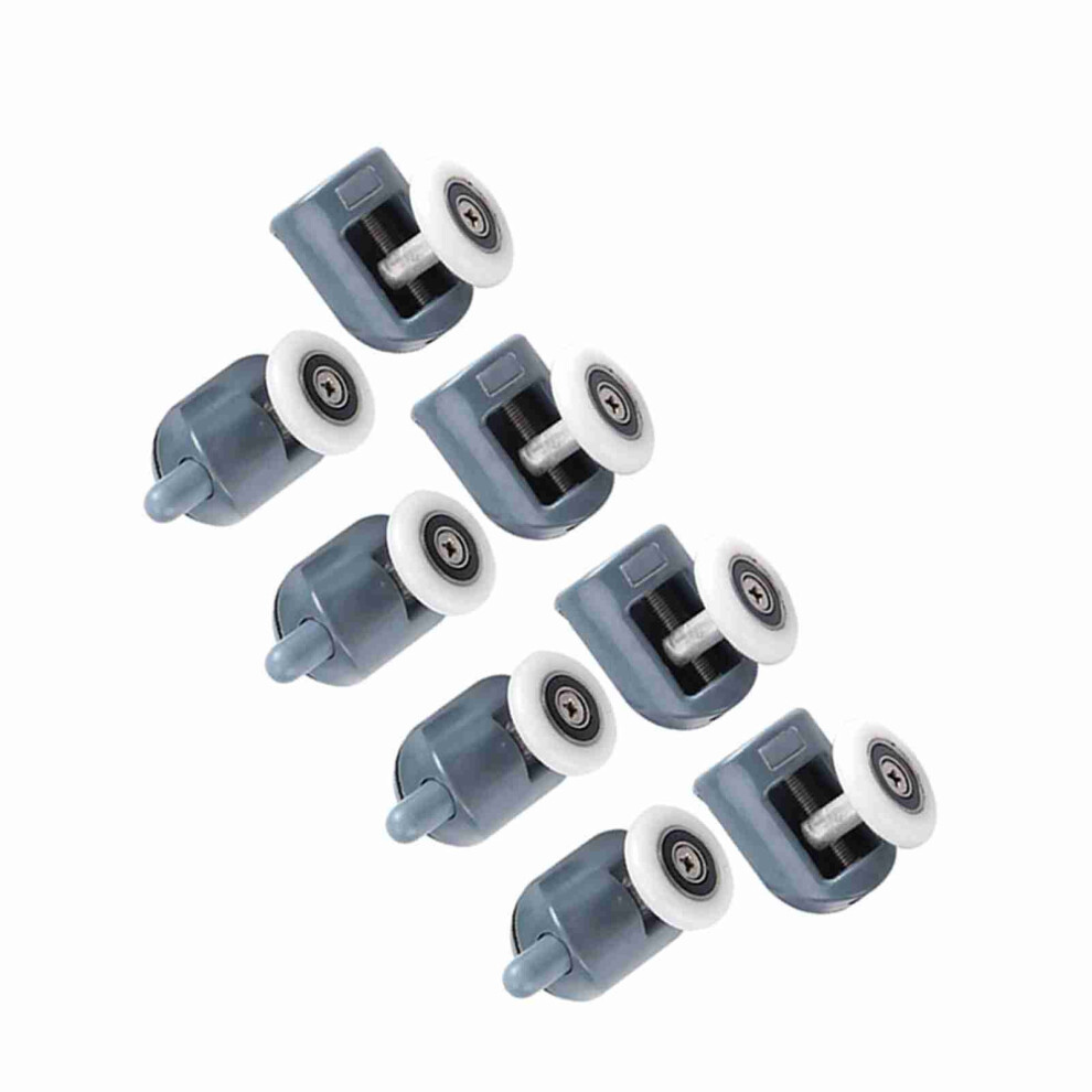 Shower Door Rollers 8 X Twin Bottom Top Pulleys Wheels Runners Durable Metal 9341393034342