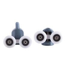 Quiet Sliding Twin Roller Set for 5mm/6mm Glass Shower & Steam Cabins