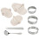Empanada Maker Press, 6 inch Extra Large Dumpling Maker Set met deegsnijder, Dumpling Mal Set voor Pierogi, Pastelitos 4