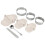 Empanada Maker Press, 6 inch Extra Large Dumpling Maker Set met deegsnijder, Dumpling Mal Set voor Pierogi, Pastelitos 5