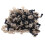 100 Pcs Black Plastic Doll Eyes 6mm Pack 20