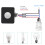 Black Infrared Motion Sensor Light Switch for Outdoor Wall Lighting IP65 11