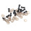 100 Pcs Black Plastic Doll Eyes 6mm Pack 4
