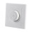Wall Mount Rotating Dimmer Switch 150W for Incandescent Light, White 9