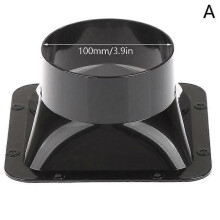 100-150mm Μακρύς φλάντζα Αγωγός ανεμιστήρα Σύνδεσμος σωλήνα εξαερισμού Προσαρμογ