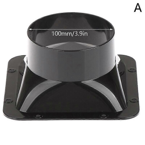 100-150mm Μακρύς φλάντζα Αγωγός ανεμιστήρα Σύνδεσμος σωλήνα εξαερισμού Προσαρμογ