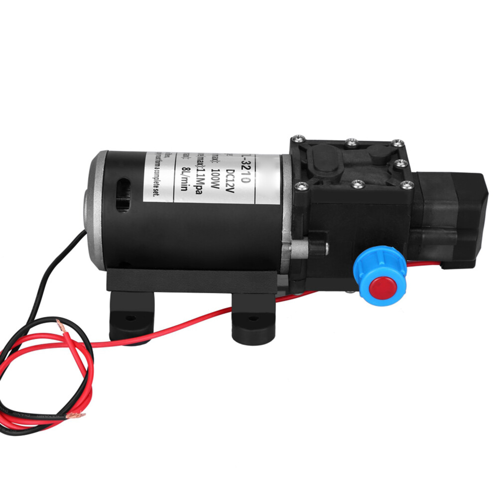 160Psi 12V Diaphragm Water Pump 8L/Min 7293282031715