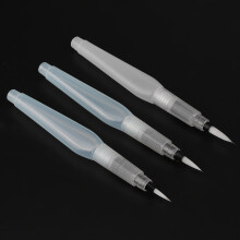Refillable Water Brush Pens Set of 3 for Watercolour & Calligraphy Art & Craft