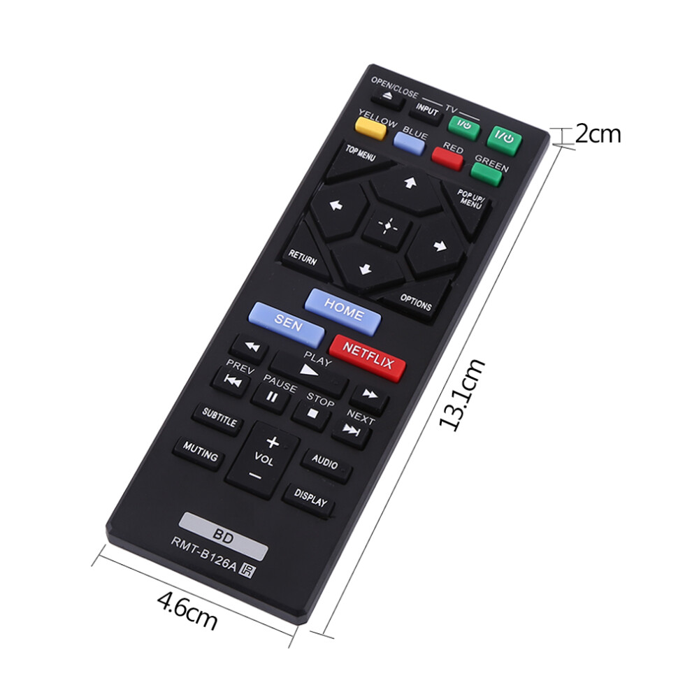 Rmt-B126a Remote Control For Sony Blu-Ray Players - Replacement Black 6951393127451