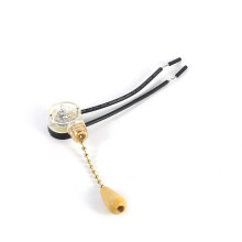 4Pcs Vintage Pull Chain Switch 250V/125V for Wall, Floor & Bed Lamps