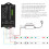 Programmable DC12/24V LED Timer Controller 20A 5 Channels with USB Cable 9