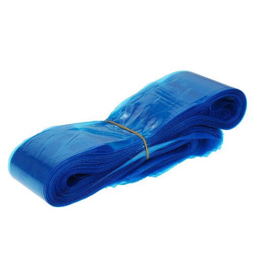 100Pcs Blue Plastic Tattoo Machine Sleeve Covers 5*61cm Disposable