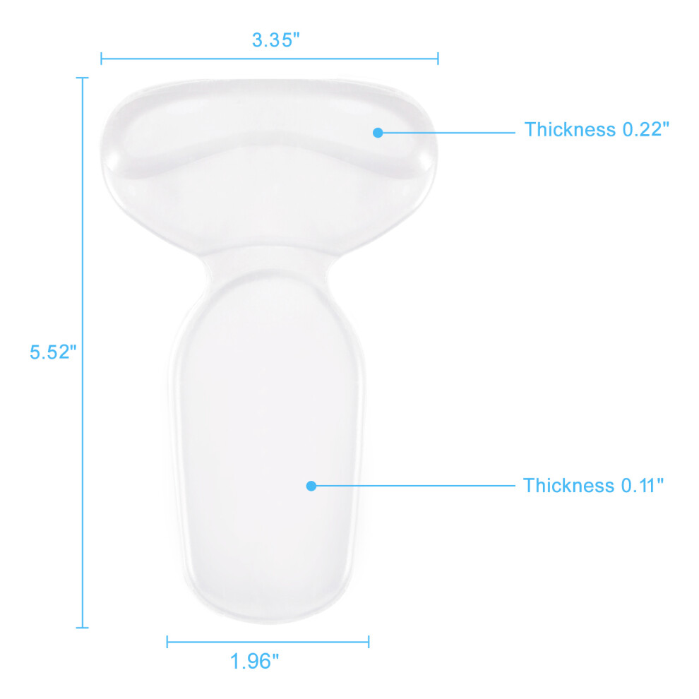 Gel Inserts for Heel Pain Relief Slippage