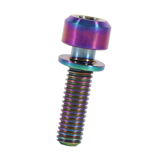 Rainbow Titanium Stem Bolts M5 18mm