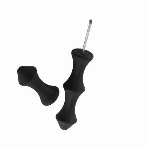 Silicone Archery Bow String Protector Gear Black, 2pcs