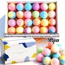 24-teiliges Mni-Badebomben-Geschenkset für Frauen, mit ätherischen Ölen angereicherte Badebomben, perfekt für