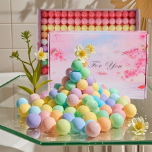 (135 PCS) Handgefertigtes Badebomben-Geschenkset mit ätherischen Ölen, exklusiv für Frauen, perfektes Geschenk für Ehefrau,