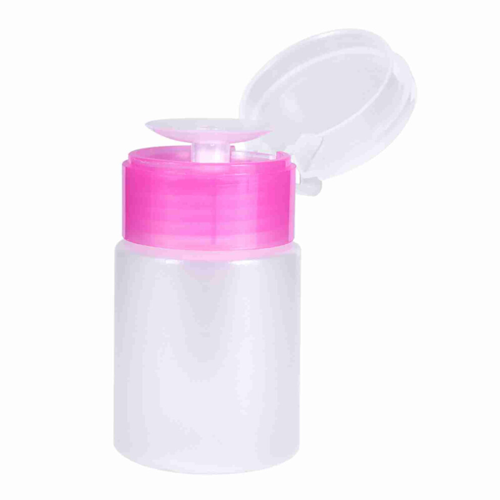 Pink 60ml Nail Polish Remover Pump Bottle