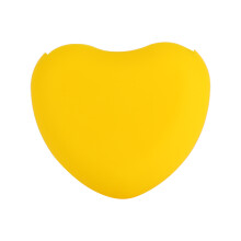 Cosmetic Makeup Brush Cleaning Silicone Heart Board - Yellow Hand Wash Tool