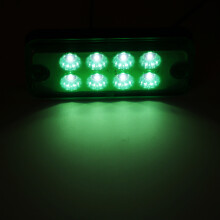 Trailer & Lorry Green Side Marker Lights 8 LED 6 Pack for Enhanced Safety