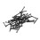 M3 Black Hex Socket Cap Head Screw Bolt Set 50pcs 30mm Fully & Partially Threaded 4