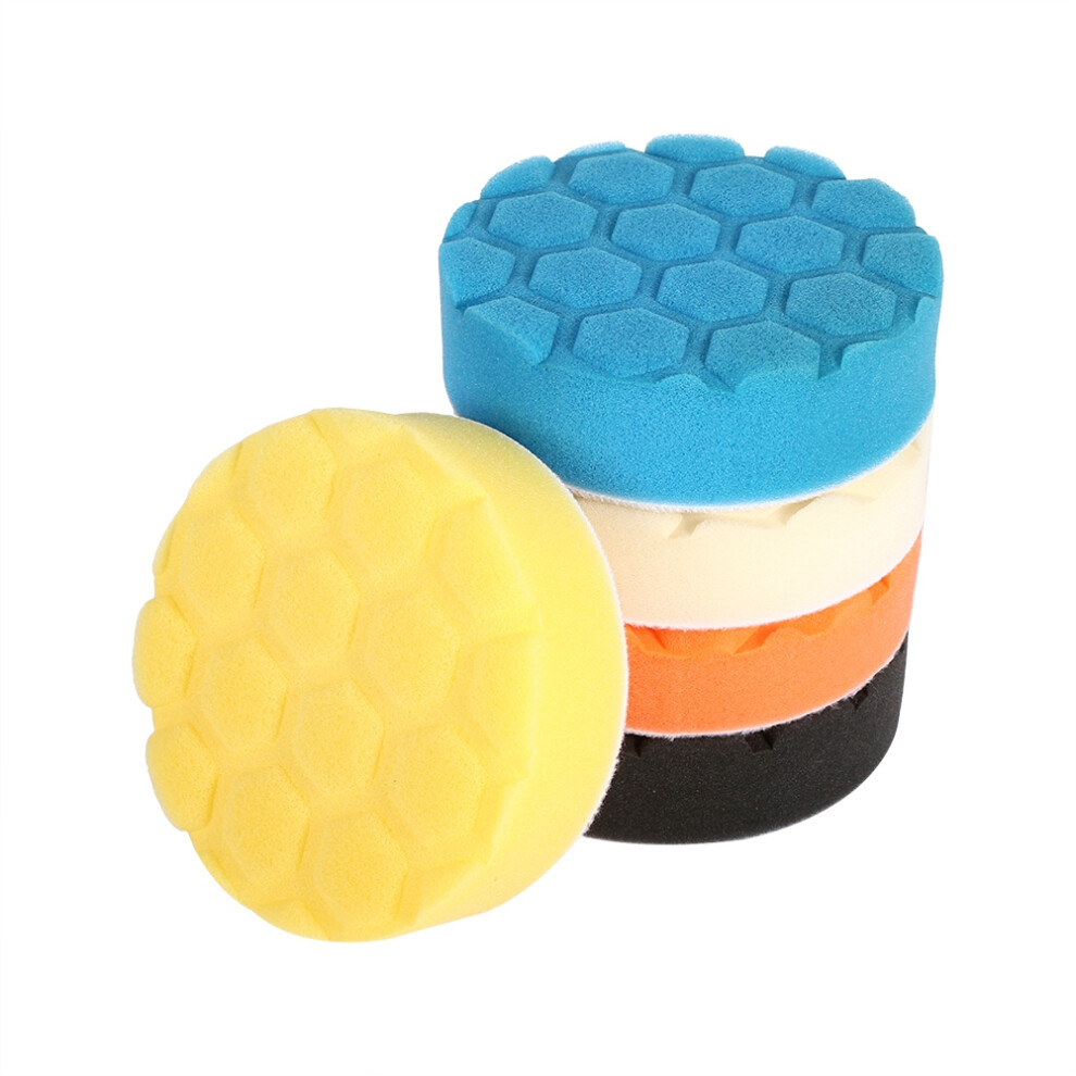5Pcs Buffing Sponge Polishing Pad Hand Tool Kit For Car Polisher Wax 4 Inch Hot 3001393132788