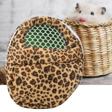 Breathable Pet Carrier Bag for Hamsters, Rabbits & Ferrets - Leopard Yellow M, Size M