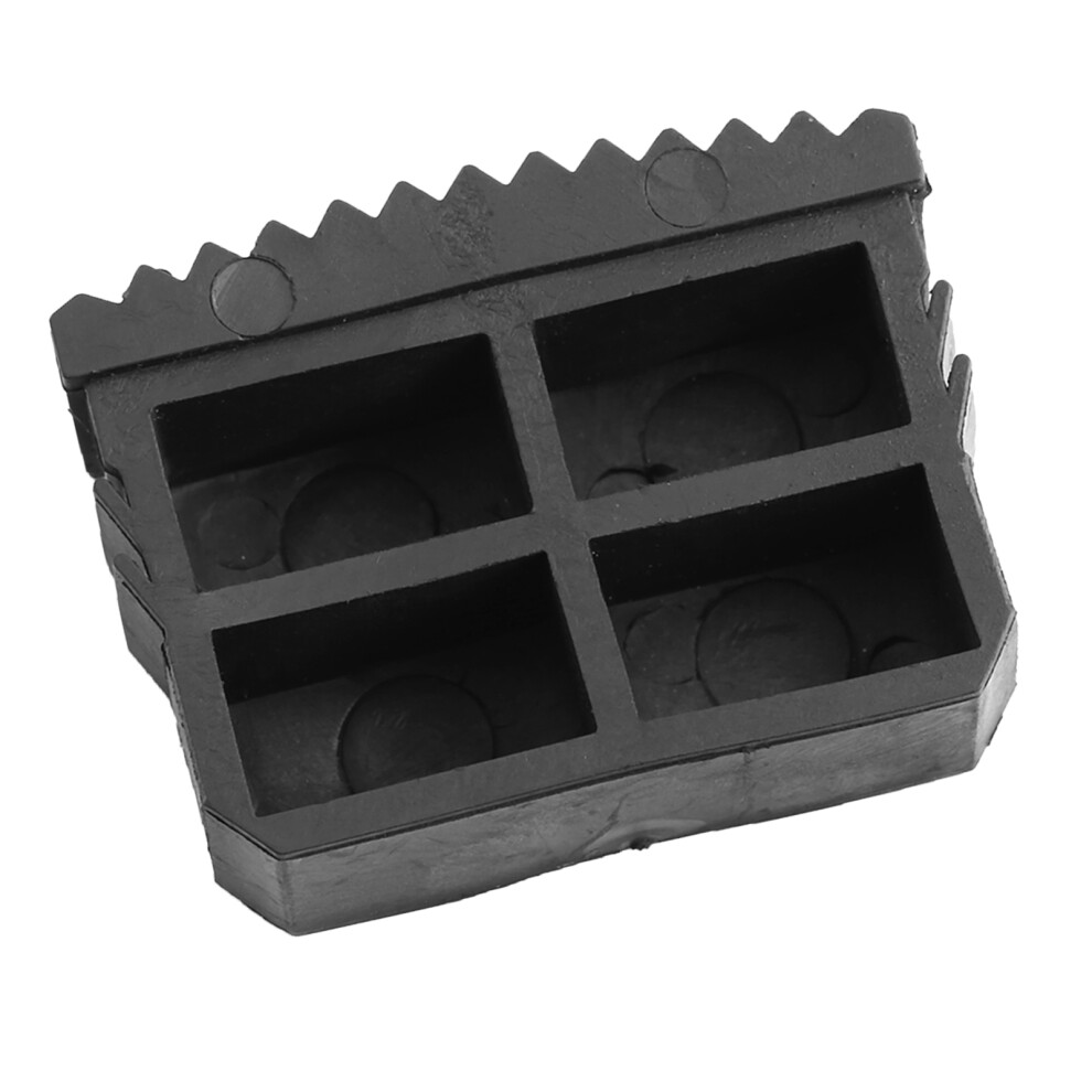 2Pcs Rubber Non-Slip Ladder Feet Replacement Fit 57X21mm Black 3621393134140